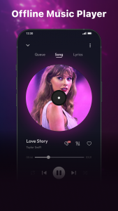 اسکرین شات برنامه Offline Music Player - MP3 App 2