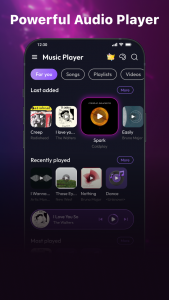 اسکرین شات برنامه Offline Music Player - MP3 App 5