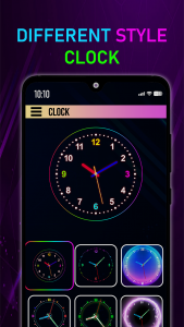 اسکرین شات برنامه Neon Digital Clock Smart Watch 3