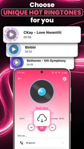 اسکرین شات برنامه Ringtones Music & Wallpapers 5