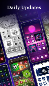 اسکرین شات 2 برنامه Themes - Wallpapers & Widgets