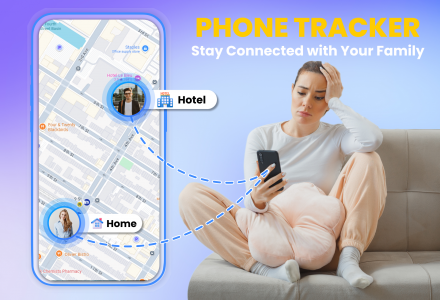 اسکرین شات برنامه Phone Tracker Location Tracker 1