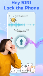 اسکرین شات برنامه Voice Screen Lock & Voice Lock 3