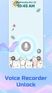 اسکرین شات 4 برنامه Voice Screen Lock & Voice Lock