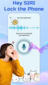 اسکرین شات 3 برنامه Voice Screen Lock & Voice Lock