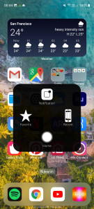 اسکرین شات برنامه Assistive Touch iOS 17 4