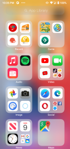 اسکرین شات برنامه Launcher iOS 16 6