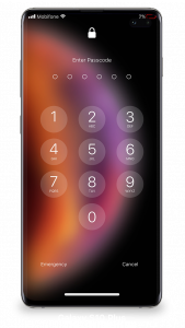 اسکرین شات برنامه Lock Screen iOS 15 5
