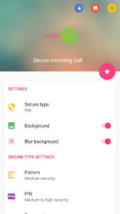اسکرین شات برنامه Secure Incoming Call 1