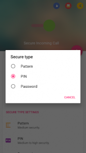 اسکرین شات برنامه Secure Incoming Call 8