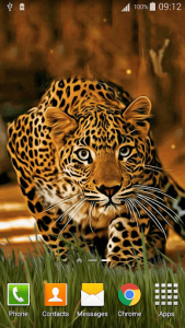 اسکرین شات برنامه Leopard Live Wallpaper 2