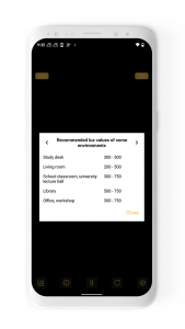 اسکرین شات برنامه Light Meter - Lux Meter 6