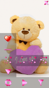 اسکرین شات برنامه Love Teddy Bear Wallpapers 8