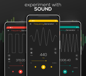 اسکرین شات 1 برنامه Frequency Sound Generator