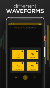 اسکرین شات برنامه Frequency Sound Generator 5