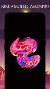 اسکرین شات 3 برنامه Black Wallpapers 4K AMOLED