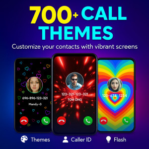 اسکرین شات 3 برنامه Calloop: Color Phone Flash