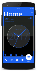 اسکرین شات برنامه Analog Clock Launcher -Applock 7