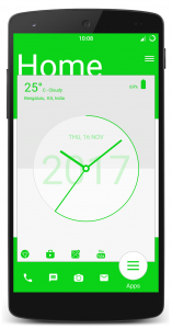 اسکرین شات برنامه Analog Clock Launcher -Applock 8