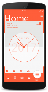 اسکرین شات برنامه Analog Clock Launcher -Applock 6