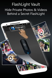 اسکرین شات برنامه Flashlight Locker: photo vault 2