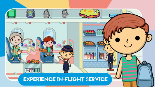 اسکرین شات 6 بازی Lila's World: Airport & Planes