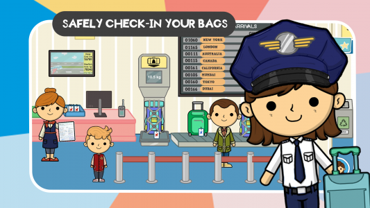 اسکرین شات 2 بازی Lila's World: Airport & Planes