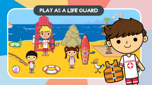 اسکرین شات 1 بازی Lila's World: Beach Holiday
