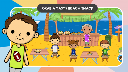 اسکرین شات 3 بازی Lila's World: Beach Holiday