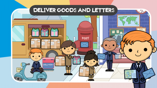 اسکرین شات 2 بازی Lila's World:Community Helpers