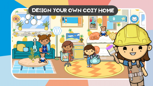 اسکرین شات 1 بازی Lila's World: Home Design