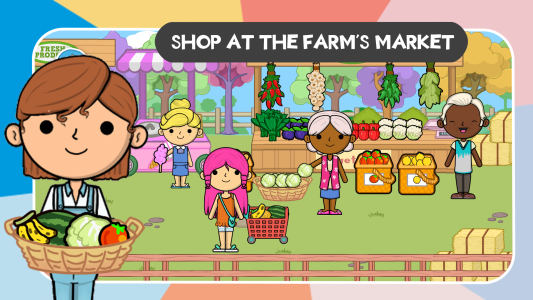 اسکرین شات 7 بازی Lila's World:Farm Animal Games