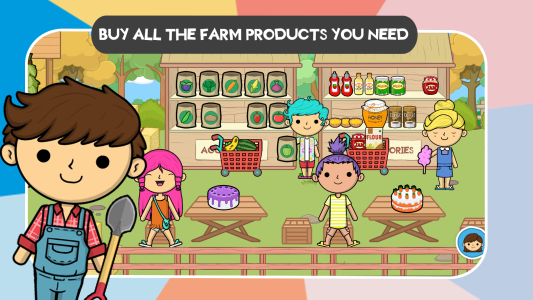 اسکرین شات 8 بازی Lila's World:Farm Animal Games