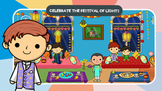 اسکرین شات 3 بازی Lila's World: Festivals Play
