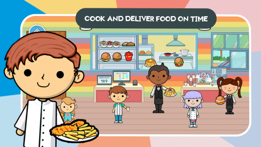 اسکرین شات 5 بازی Lila's World: Restaurant Play