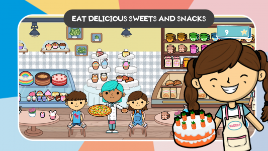 اسکرین شات 3 بازی Lila's World: Restaurant Play