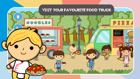 اسکرین شات 7 بازی Lila's World: Restaurant Play