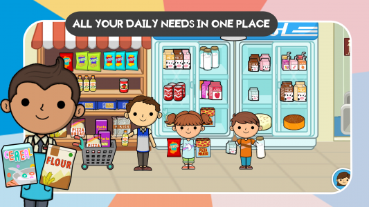 اسکرین شات 4 بازی Lila's World: Grocery Store