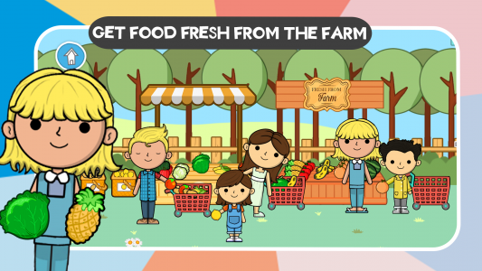 اسکرین شات 1 بازی Lila's World: Grocery Store