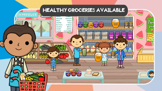 اسکرین شات بازی Lila's World: Grocery Store 7