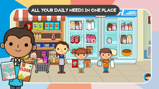 اسکرین شات بازی Lila's World: Grocery Store 4