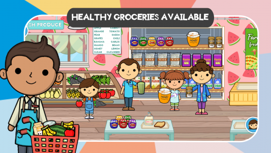 اسکرین شات 7 بازی Lila's World: Grocery Store