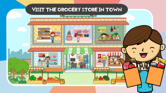 اسکرین شات 2 بازی Lila's World: Grocery Store