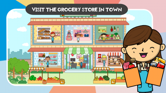 اسکرین شات بازی Lila's World: Grocery Store 2