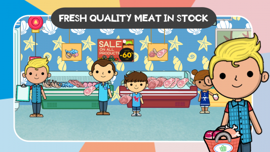 اسکرین شات 6 بازی Lila's World: Grocery Store