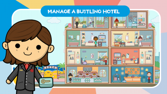 اسکرین شات 1 بازی Lila's World: Hotel Vacation