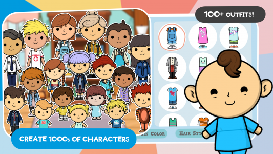 اسکرین شات 2 بازی Lila's World: My School Games