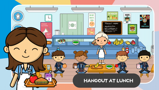 اسکرین شات 3 بازی Lila's World: My School Games