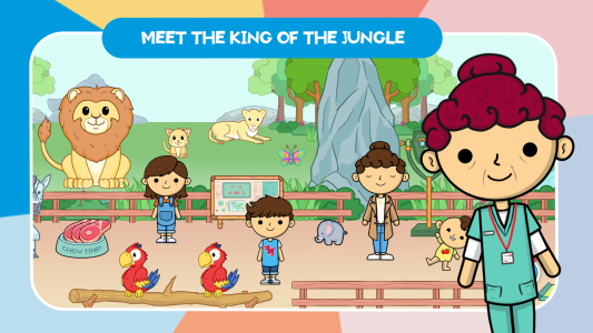 اسکرین شات 4 بازی Lila's World: Zoo Animal Games