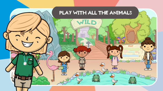 اسکرین شات 7 بازی Lila's World: Zoo Animal Games